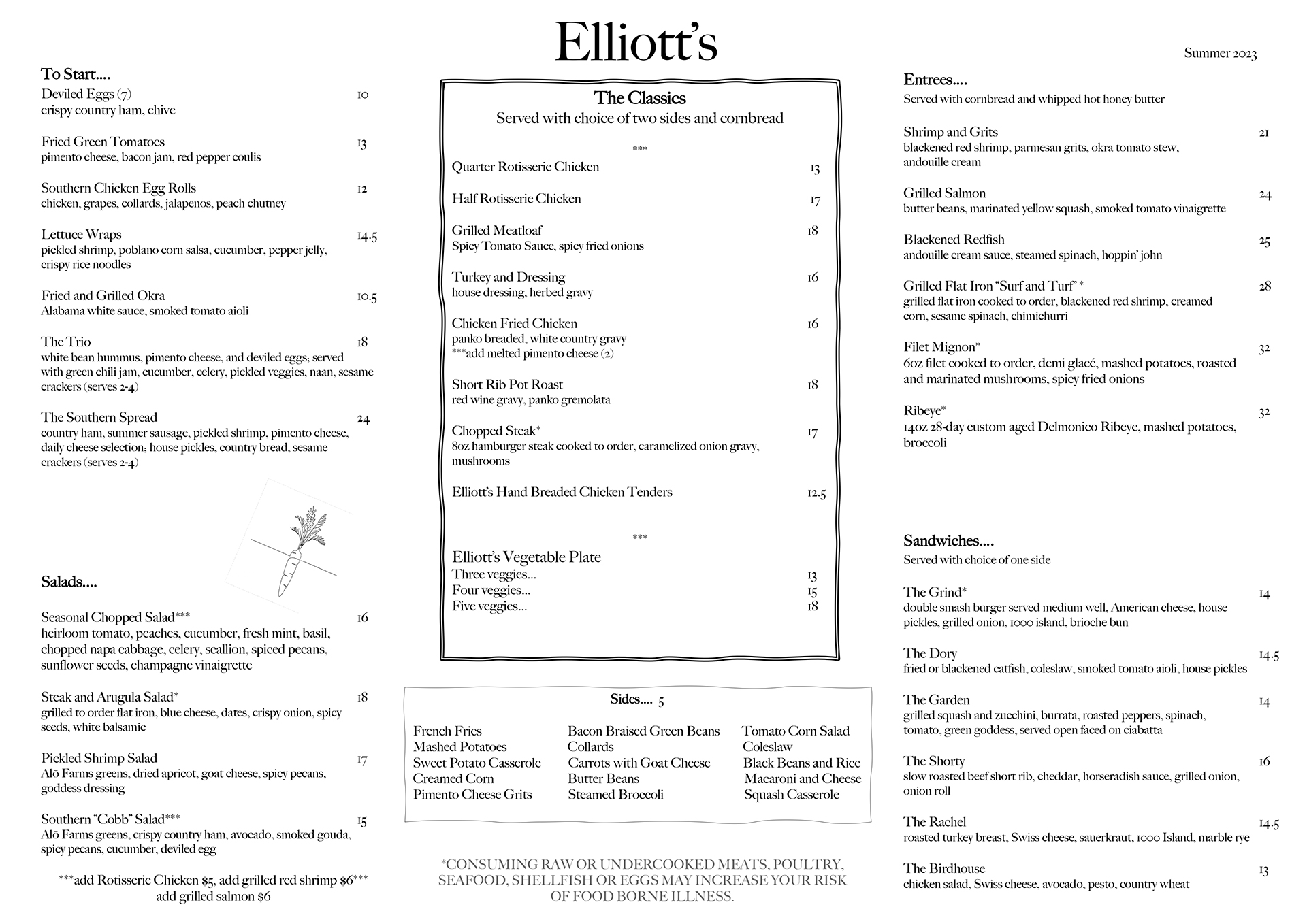 Elliott's - Best Classic Southern Cuisine | Peachtree City GA